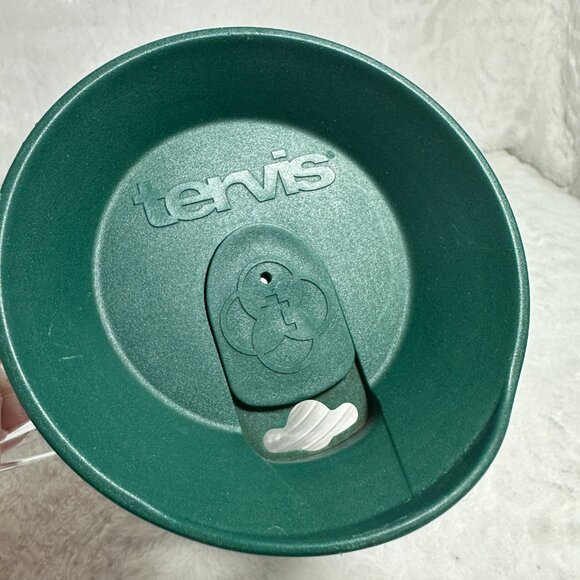 Tervis Tumbler Coffee Tea mug with handle and Green lid 16 oz - Picture 3 of 6